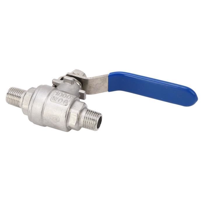 Robinet à Bille 1 Pouce Acier Inoxydable 304 - Vanne D'Arrêt Manuelle Filetage Intérieur DN25 Pour Eau Huile Gaz