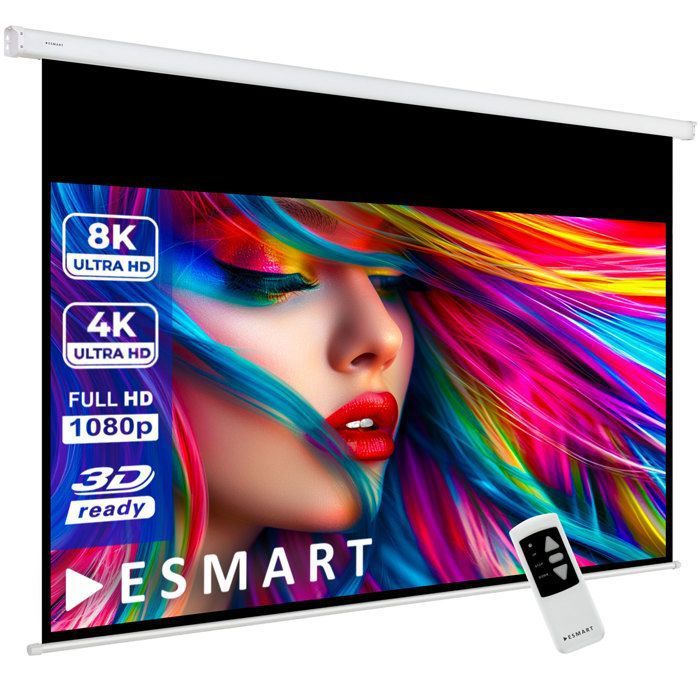 ESMART Spanmi Span Span-spanscherm (maatkeuze) 295 x 165 cm (133) 16:9 | Home Theater Beamer Projectiescherm Outdoor Canvas LCD LED