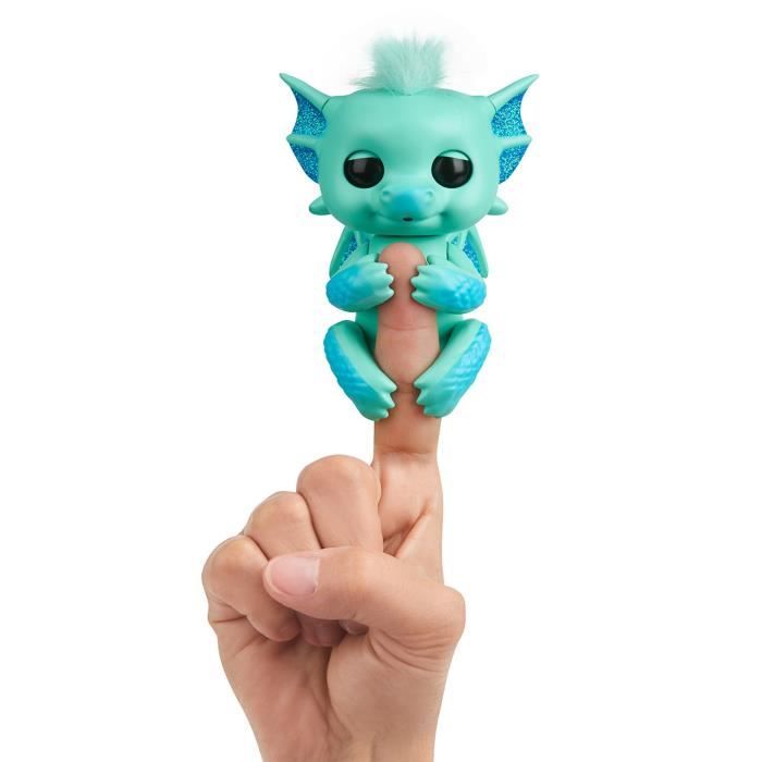 Fingerlings Bebe Dragon Tara Bleu Turquoise Cdiscount Jeux Jouets