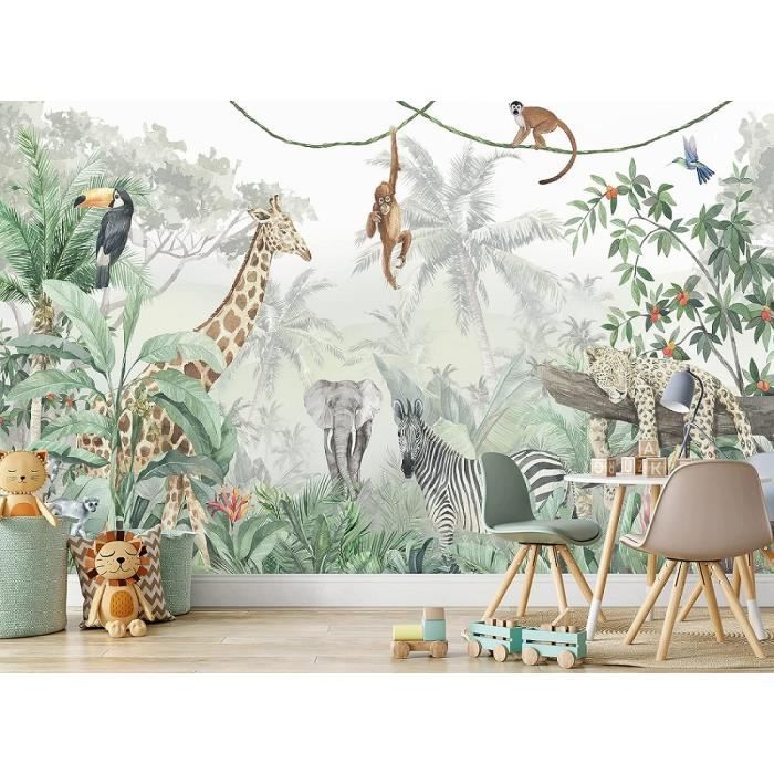 Évasion Naturelle avec Papier Peint Mural Animaux III main image 1