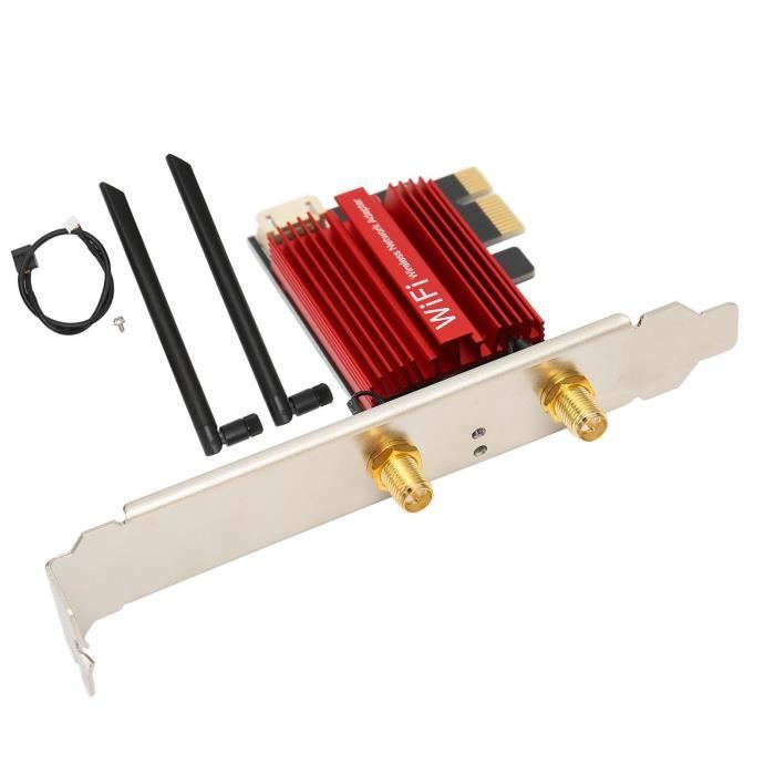 Ciciglow Lot De 2 Antennes WiFi Double Bande 2.4G 5G 5dBi 11cm - Antennes Réseau SMA Pour Routeurs