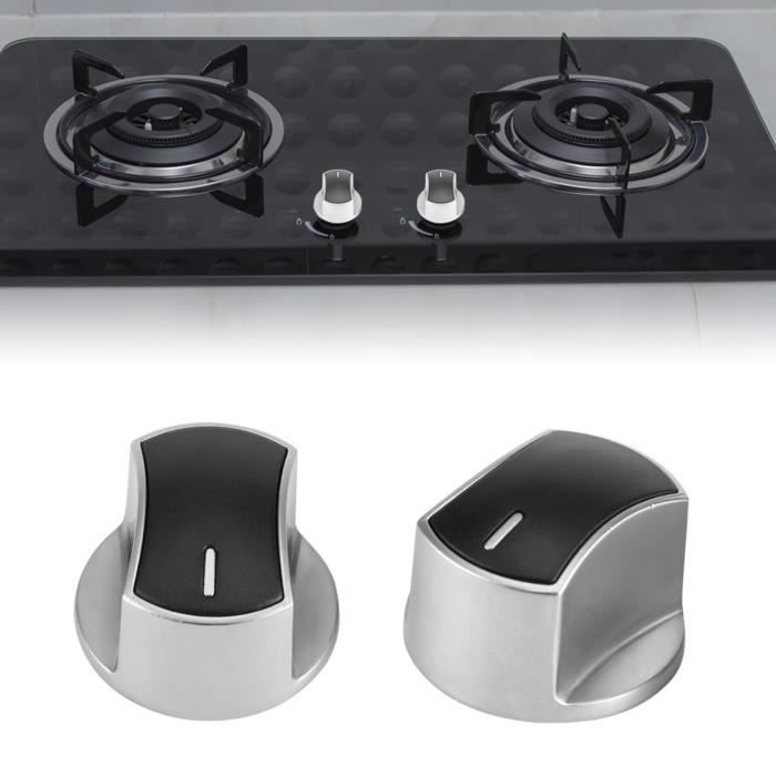 Lot De 8 Protège-boutons Pour Cuisinière à Gaz - Sécurité Enfants, Installation Sans Outil - Noir, Dimensions 6x6x4 Cm