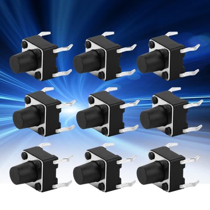 Interrupteur Tactile Micro WK3-1 Argent 6A 125V / 3A 250V - Lot De 5 Ou 10 Pièces - 6