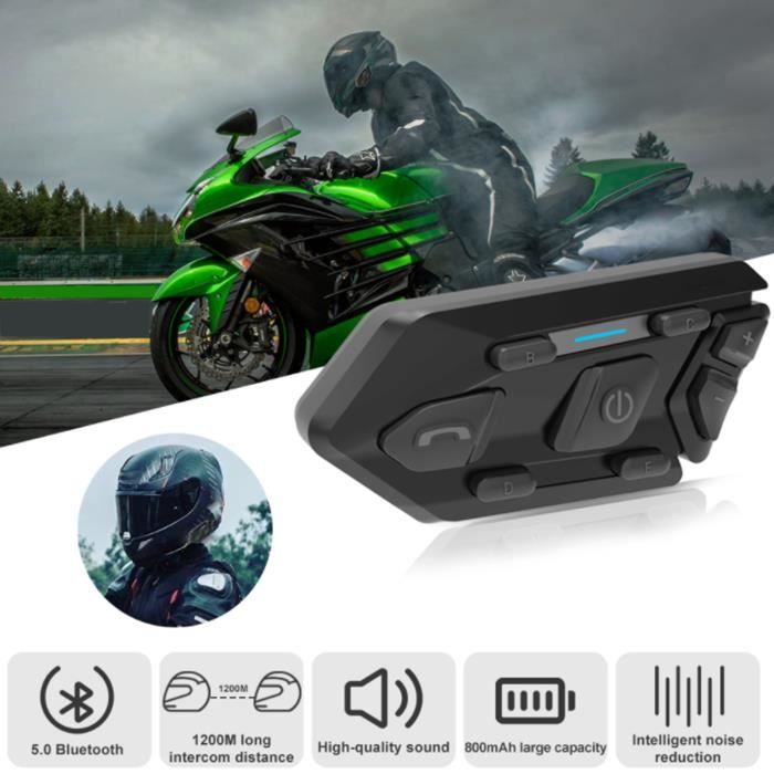 Oreillette Bluetooth pour casque de moto avec microphone-GB main image 1