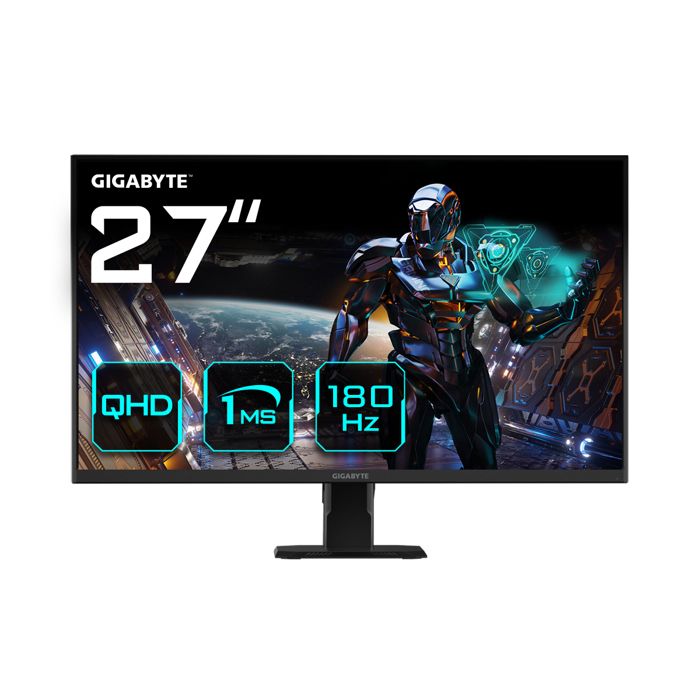 Moniteur de Jeu – GIGABYTE – GS27QA – 27 QHD – 180Hz – 1ms – FreeSync – HDR Ready