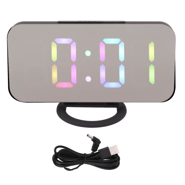 LEMNOI 8" Pouce LCD Horloge Numérique Calendrier N11 Avec Date Jour Et Heure Horloge Non-Abrégée Auto Dimming 8 Langues HD Display Rappel Pour Alzheimer Les Personnes âgées Et Les Enfants
