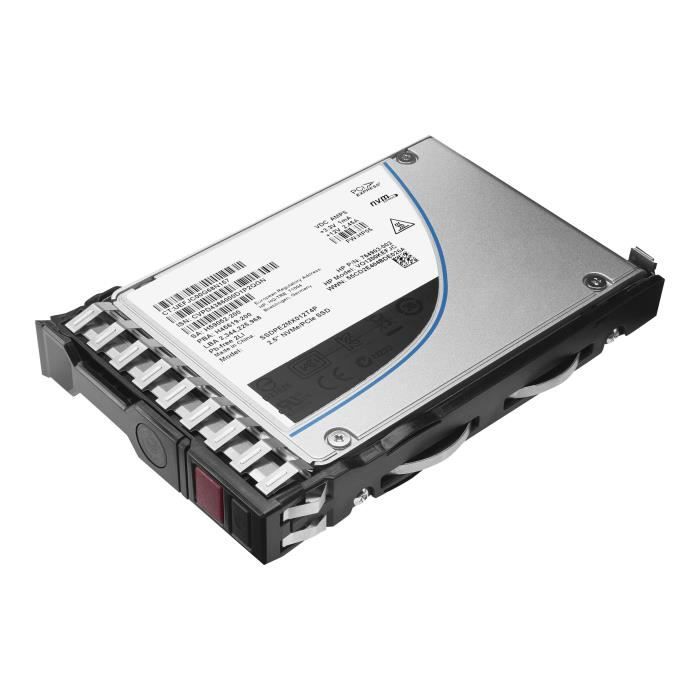 HPE Endurance Enterprise SSD 960 Go échangeable à chaud 2.5 SFF SATA 6Gb/ avec Support pour HP SmartDrive - vue 2