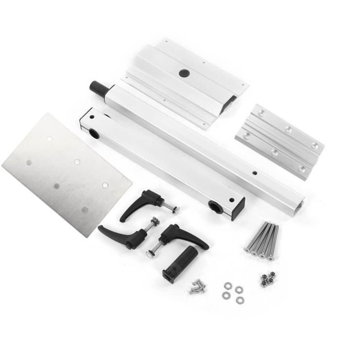Pied De Table Amovible à Pince 360° - En Alliage Aluminium - Pour Camping-Car, Caravane, Canapé, Mur