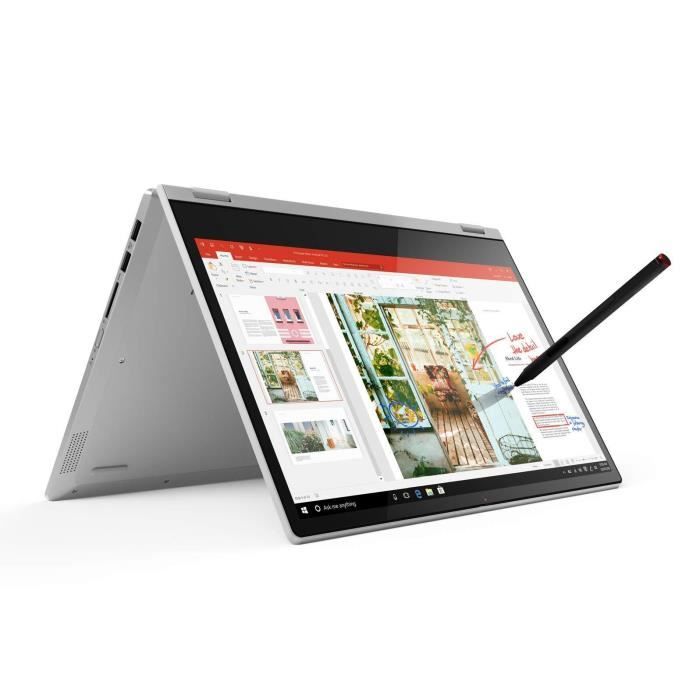 Vente PC Portable Lenovo PC Portable Convertible Ideapad C340-14IWL Ultrabook Tactile 14" Full HD (Intel Core i7, 8 Go de RAM, SSD 256 Go, Intel HD pas cher Vente PC Portable Lenovo PC Portable Convertible Ideapad C340-14IWL Ultrabook Tactile 14" Full HD (Intel Core i7, 8 Go de RAM, SSD 256 Go, Intel HD pas cher