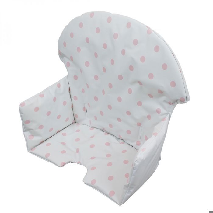 Housse d'assise pour chaise haute bébé enfant gamme délice - pois