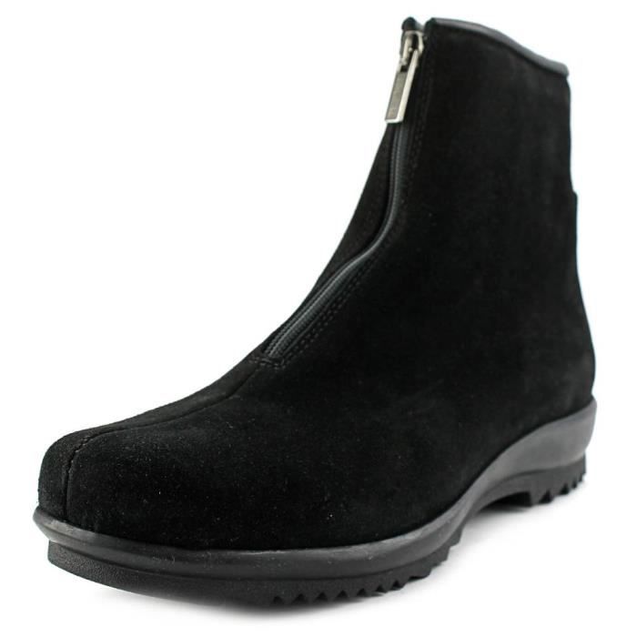 La Canadienne Evitta Cuir Botte Noir 