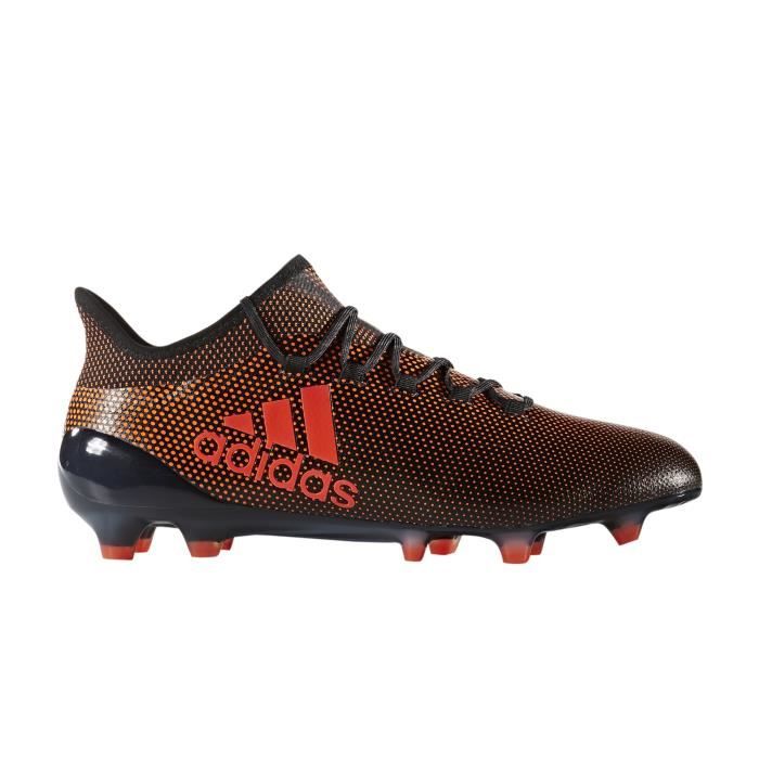 chaussure de foot adidas noir et orange