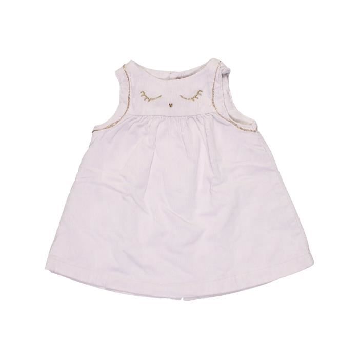 Robe Bebe Fille Kiabi 6 Mois Blanc Hiver Vetement Bebe Blanc Blanc Cdiscount Pret A Porter