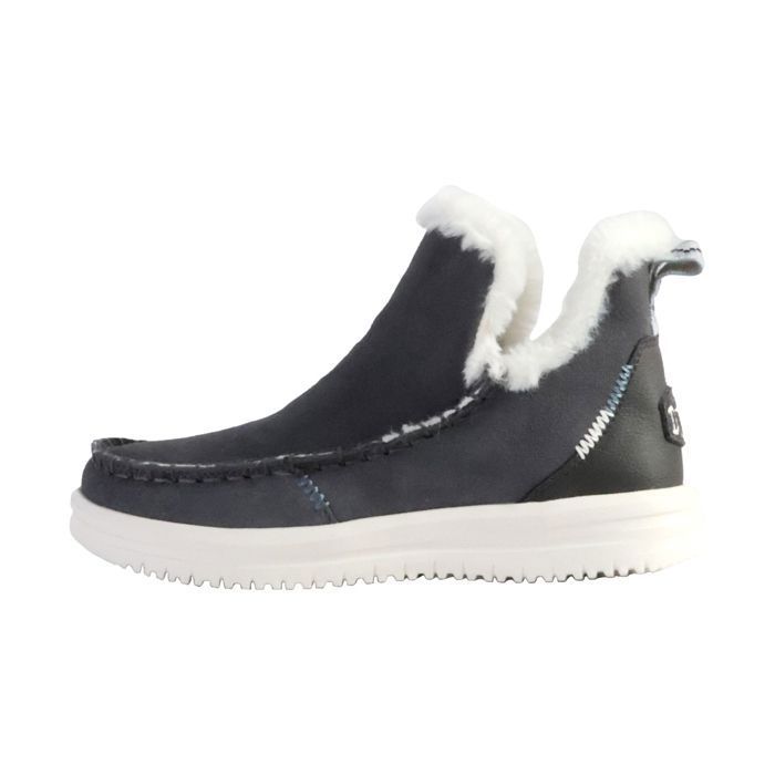 Hey Dude Basket Cuir Hey Dude Camden Suede - Charcoal