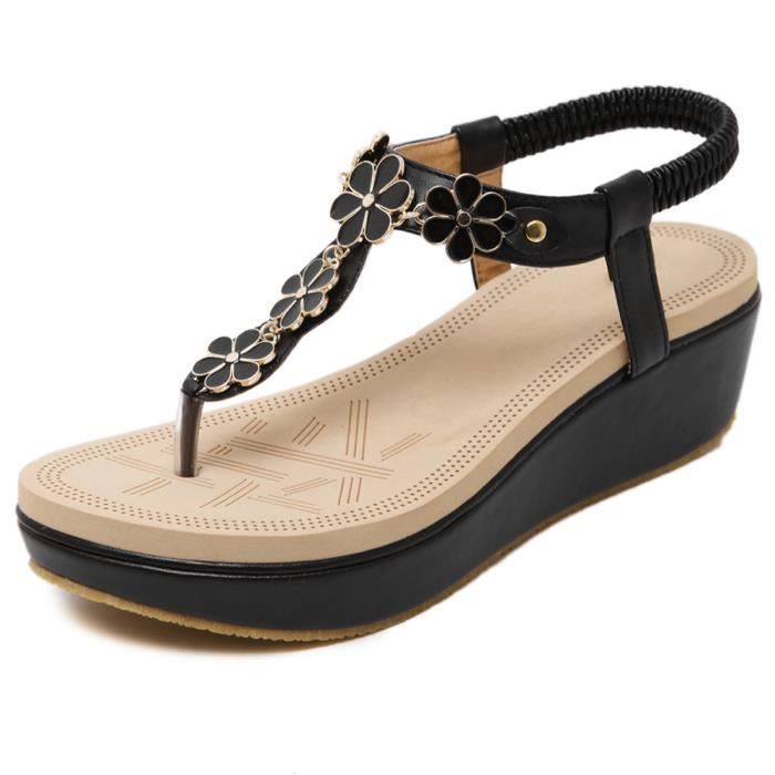 sandales femme noires