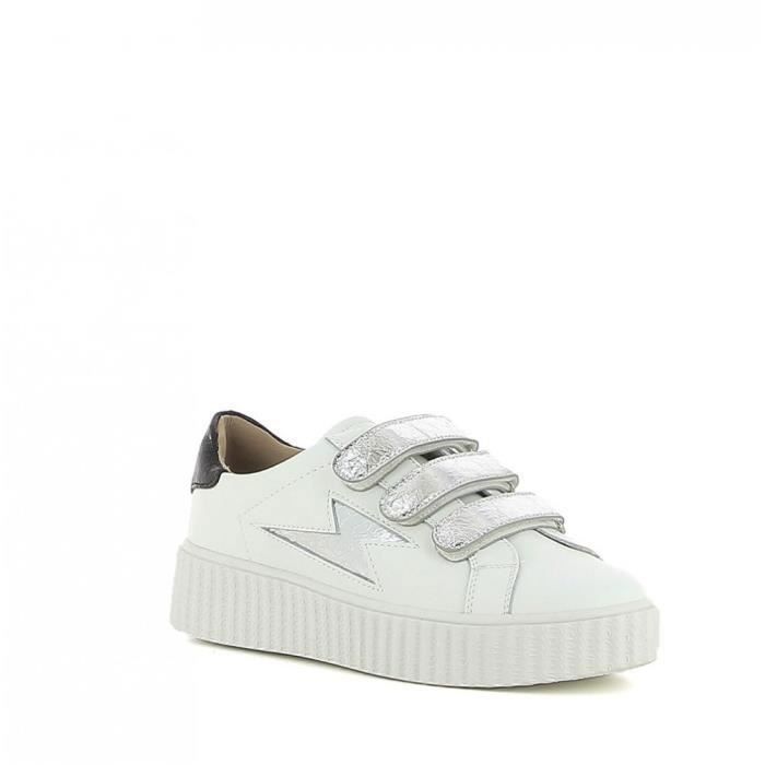 Baskets Vanessa Wu Femme Blanc Scratch Synthétique Blanc