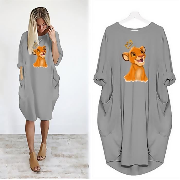 Robe roi lion hotsell femme