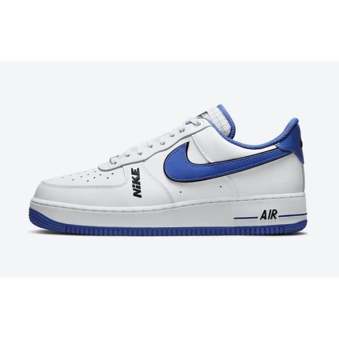 Baskets Nike Air Force 1 Low Femme Homme Chaussures Medium Blue Blanc Bleu Blanc bleu Cdiscount Chaussures
