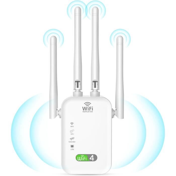 Répéteur WiFi Puissant 1200Mbps Amplificateur WiFi 5GHz & 2.4GHz WiFi  Extender, Repeteur WiFi avec Un Port Ethernet, WiFi Booster - Cdiscount TV  Son Photo