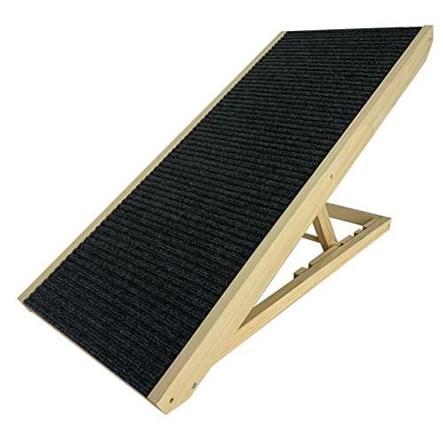 Meilleurs prix pour Rampe pour animaux - NAIZY - 60cm - Réglable en hauteur - Capacité 100kg - Pour petits chiens et chatons