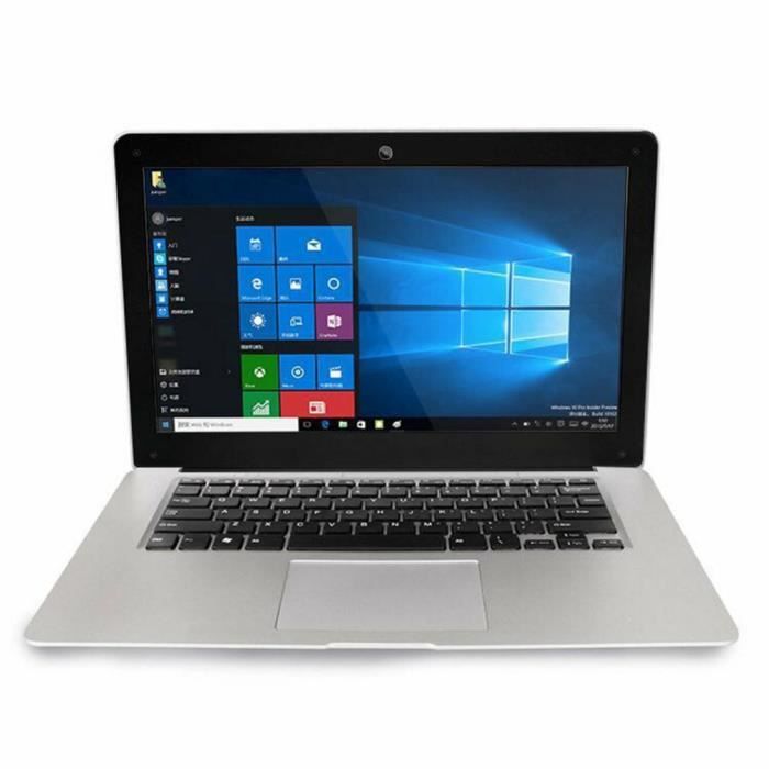  PC Portable 15,6 pouces 4G+64G Quad-Core Ultra-Thin Office Internet Laptop faible consommation d'énergie Argent pas cher