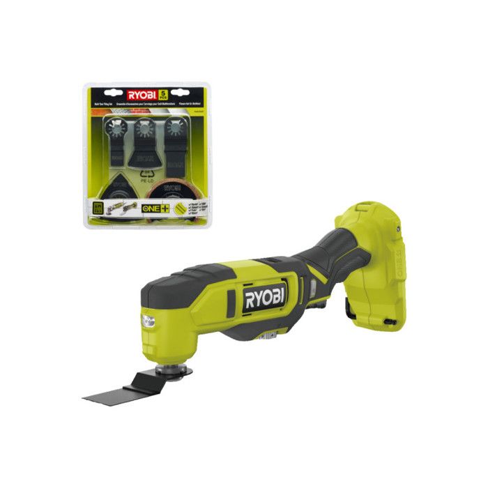 Pack RYOBI Multitool RMT18 0 18V One+ 11 accessoires Sans batterie ni chargeur Kit spécial carrelage 5 pièces RAK05MT - vue 7