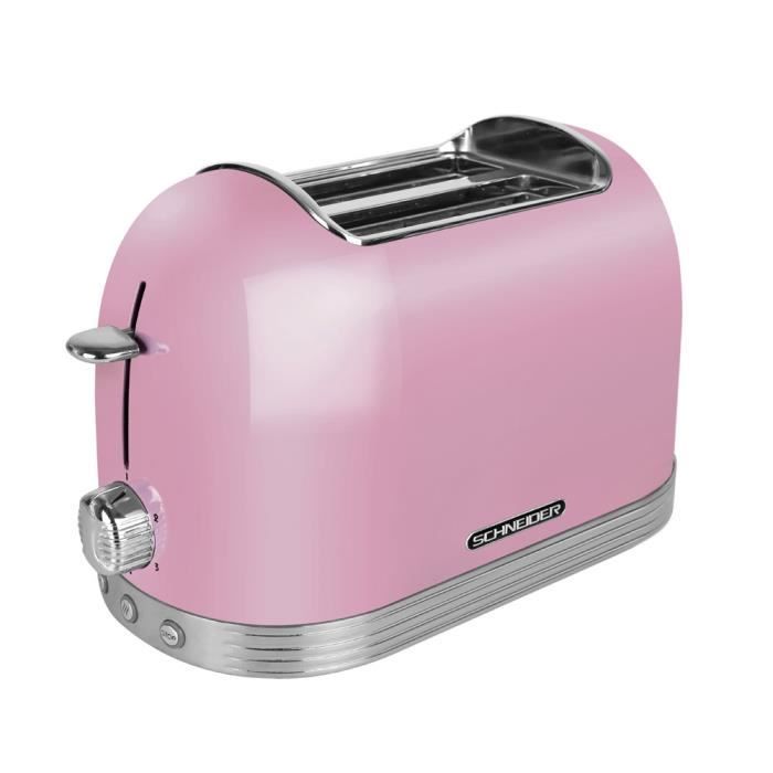 Schneider SL T2.2 SP Retro Toaster Rose Cdiscount Electroménager