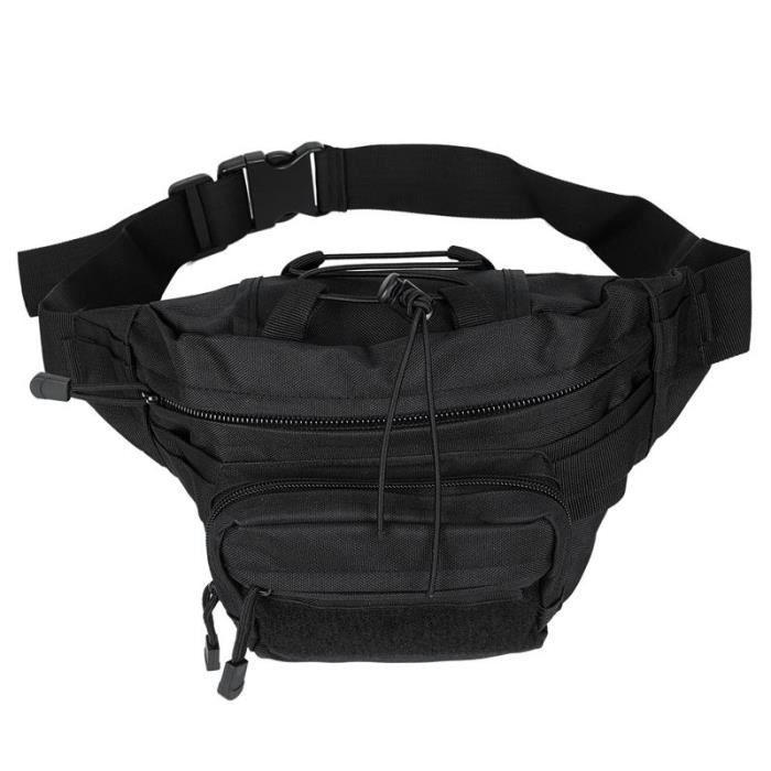 Tactique Militaire Impermeable Zipper Sacs Banane Sports Sac de