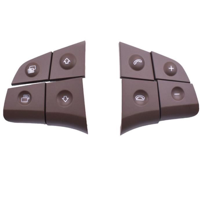 Kit D'autocollants Pour Boutons Mercedes-Benz - Réparation Logos Fenêtre, Clim, Radio (noir)