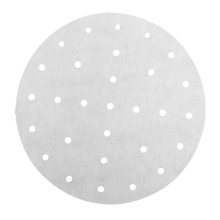 Papier Parchemin Perforé Ewwtrey 200 Pièces Pour Friteuse à Air - 22 Cm - Antiadhésif Et écologique