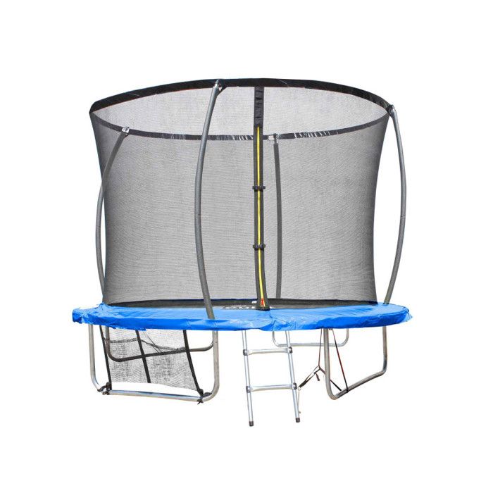 Trampoline Enfant SPORTNOW Ø183cm - Filet Sécurité Inclus - Charge 80kg - Pour Jardin Extérieur