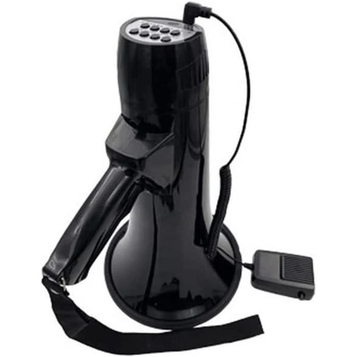Mégaphone amusant porte-voix rouge 200 m 0,4 kg
