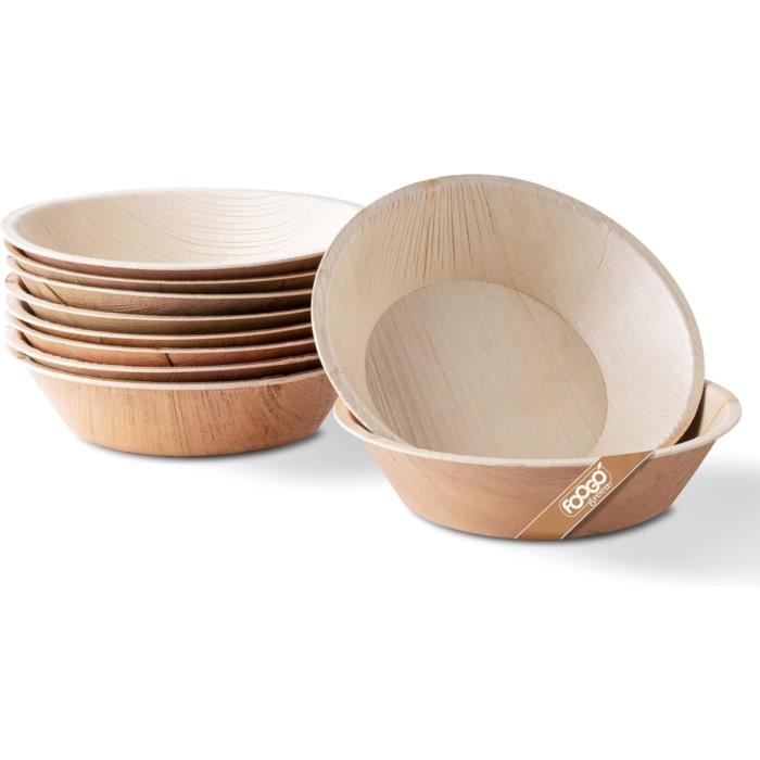 FOOGO Green 25 vassoi di servizio usa e getta foglia di palma, piccolo 20 x 12,5 cm, pizza antipasti, divani, tavola salumi, robusto ed ecologico come vassoi in legno per piatti caldi