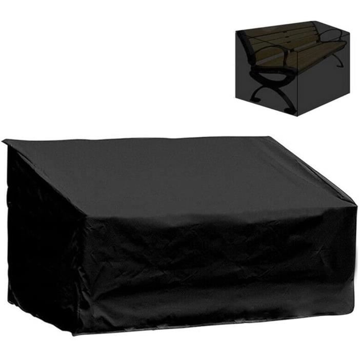 Housse De Banc De Jardin Imperméable – Taille 2/3/4 Places, Tissu Oxford, Cordon De Serrage – Protection Contre Pluie, Soleil, Poussière
