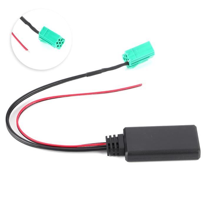 Adaptateur Audio Bluetooth Pour Autoradio Citroën/Peugeot - Connexion 12 Broches Avec Microphone - 11