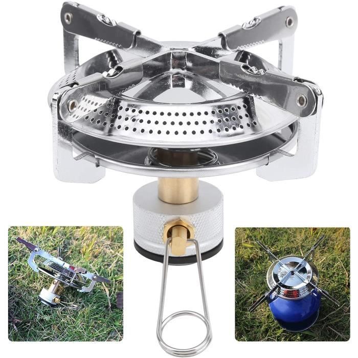 Cuisinière à gaz de Table en aluminium, 2 brûleurs, Portable, pour Camping en plein air Cuisinière à gaz de Table en aluminium, 2 brûleurs, Portable, pour Camping en plein air