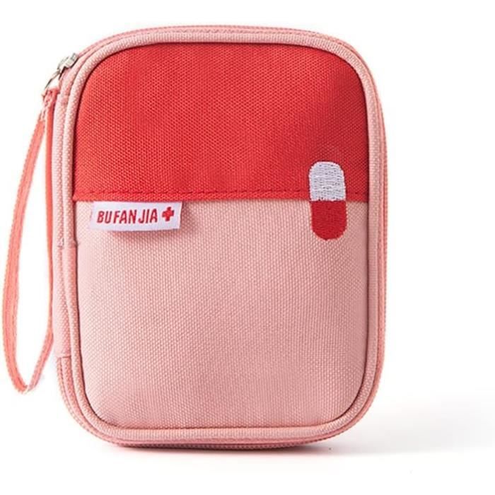 Trousse de Premier Secours Vide, Étanche Sac De Médecine Portable Sac Médical D'Urgence De Grande Capacité Premiers Soins Sac Rangement pour Maison Bureau Voyage Voiture école Camping Extérieur
