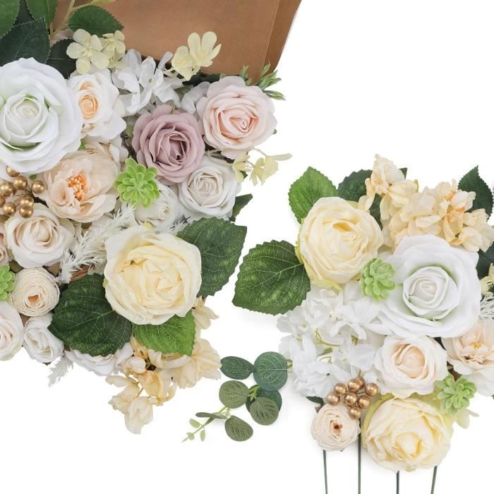 12 Hortensias Artificiels En Soie - Déco Mariage, Maison, Hôtel, Bleu Réaliste