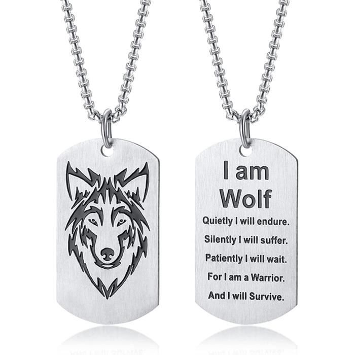 Collier Photo Personnalisé Gravé - Acier Inoxydable - Photo Et Texte Personnalisables