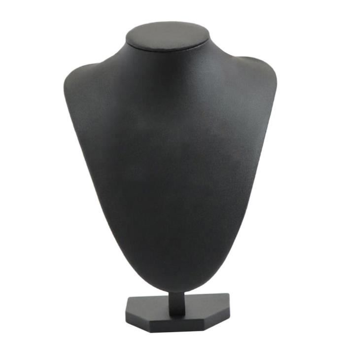Buste Mannequin Transparent En Acrylique - Support Pour Collier, Boucles D'Oreilles Et Pendentifs, 13.8x21.5 Cm