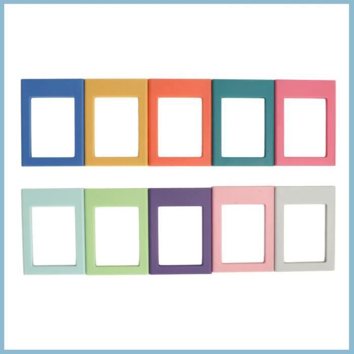 Cadres Photo Magnétiques COYMOS - Lot De 12 - Pour Instax Mini - 6x9cm Transparent