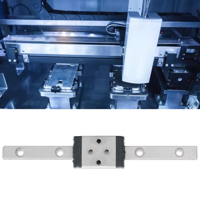 Rail De Guidage Coulissant Linéaire - UniTak3D - MGN12 - 400mm - Acier à Roulement - Antirouille