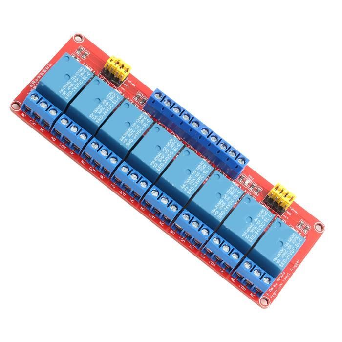 Module Optocoupleur 8 Canaux – Isolation De Signal, Conversion 12V à 3.3V, Pour Microcontrôleurs - 11