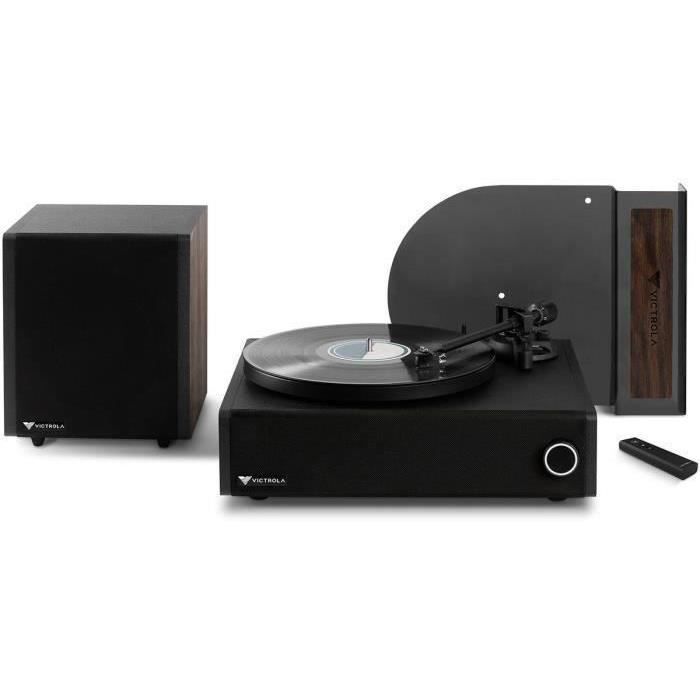 VICTROLA Bundle Platine Vinyle Bluetooth V1 + Caisson de Basse Express