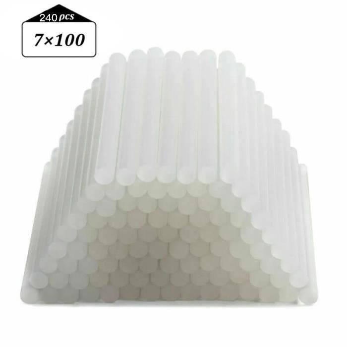 Lot de 30 bâtons de colle chaude pour pistolet électrique- 7mm colle