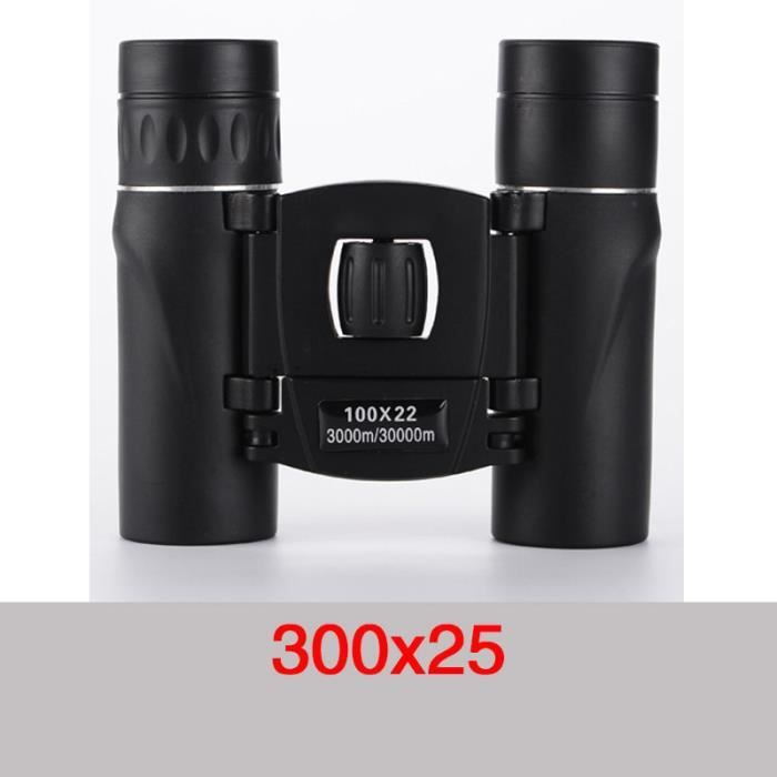 Jumelles puissantes et pliables 40x22 200x22 300x25 HD optique BAK4 FMC
