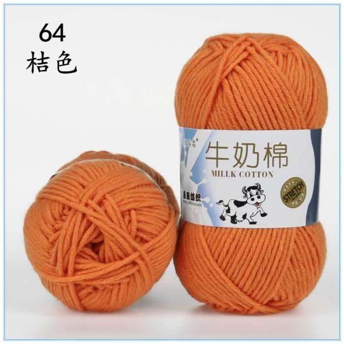 Fil à Tricoter LACETTE Orange En Laine - Poids 1kg600 - En Cône - NEUF - Fabriqué En Italie
