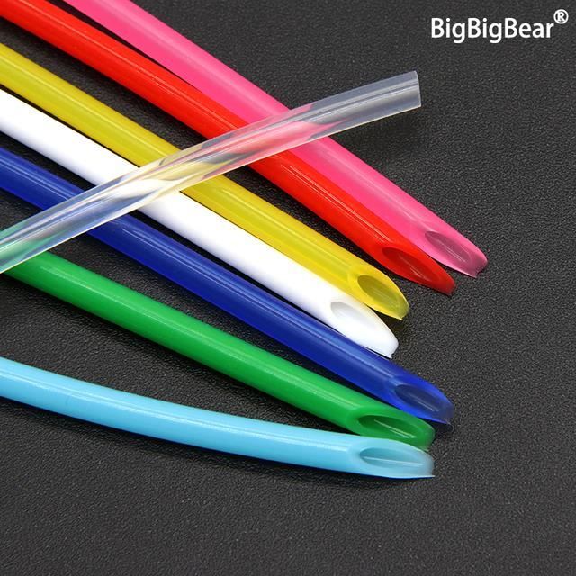 Tuyau De Silicone Rouge Pour Aspiration - 1m, Diamètre Intérieur 2mm, épaisseur 2.5mm - Uxcell