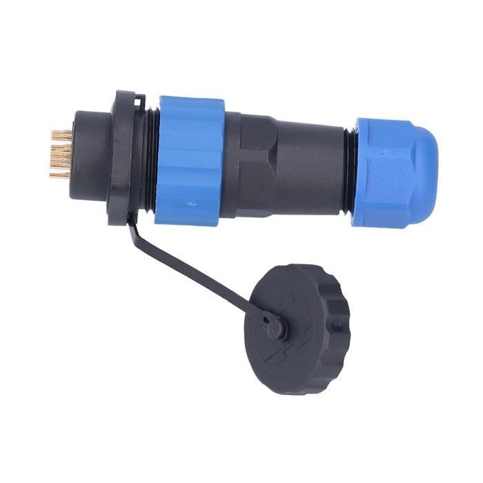 Connecteur Prise D'Aviation SP17 4 Broches IP68 Femelle Et Mâle - Étanche Pour Lampe Extérieure