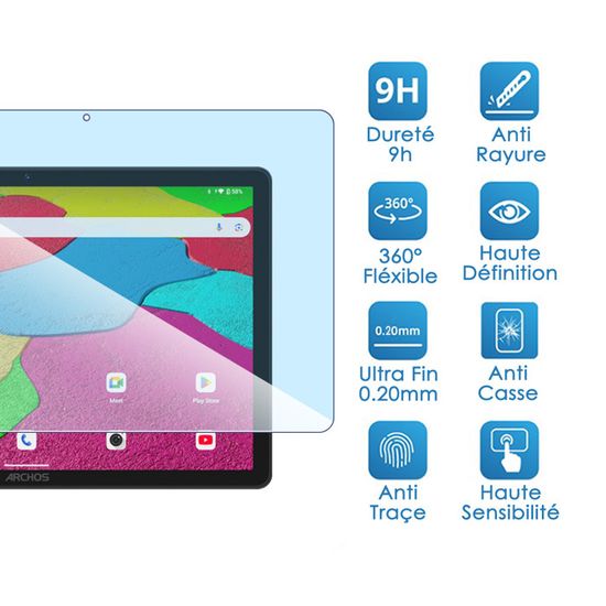 atFoliX Protecteur d'écran compatible avec Archos Oxygen 101 4G Film